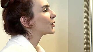 Sensual shower massage with Claudia