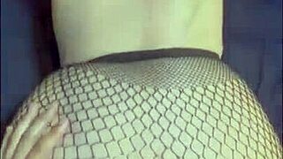 Curvy Babe in Fishnets Gets Fucked and Swallows Cum