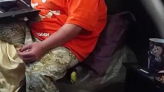 My stepmom acting like she aint looking at the dick