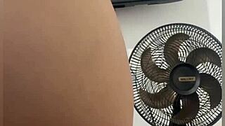 putinha can't stop touching herself in wild solo flashing session till she finishes