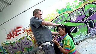 Man, Jasmine Arabia’s hardcore amateur scene in heels outdoors is fire!