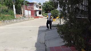 Chica calls her stepbrother over for a hot visit! 🔥