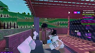 Threesome Action with Two Bunnies and Black Bull