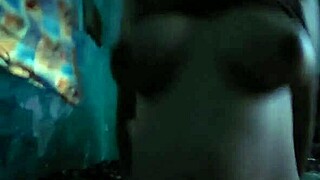 big natural tits riding cowgirl while watching tv quietly