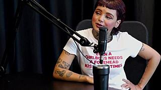 애니 클레멘타인 야외 마사지에서 긴장하다 타투 드러난 BDSM 오르지로 변해!