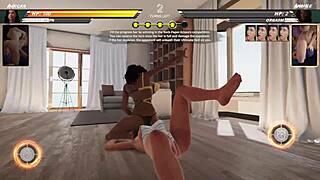 hey, wanna watch aurora dominate amahle in naked 3d fighter action?