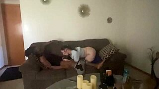 Sucking That Monster Cock Like It's Life-Saving Medicine in Wild Doggystyle Session