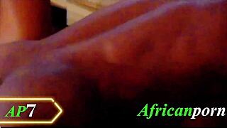 uhh, ebony gal got slammed hard by dat arrow dick, ya know