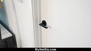 horny stepbrother sneaks an intimate massage on young stepsister at myhotsis