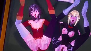 Double team action got me like, uhh, anal and blowjob at same time, ya know?