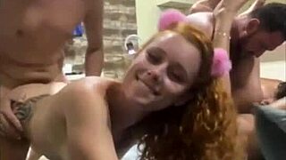 i watch three blondes bent over in doggystyle milf orgy