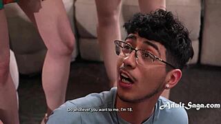 A guy with a habit of sniffing panties gets fucked by moms