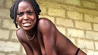 Crazybitch Enjoyed Showing Nakedness In Gstring Panties To Strangers Before Dressing Up