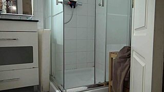 Stepson Spies on Stepmother’s Shower for Taboo Family Masturbation