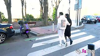 sexual tour in madrid, nelia estrada's huge tits explore the capital 😏