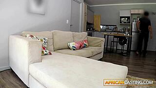 Kenyan Slut Rammed Doggystyle at Casting