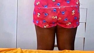 Applying cream on my feet with my ass