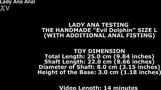 I Test Dolphin Toy in Ass with Anal Fisting and Gaping