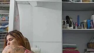 Exhibitionist Flashing Pussy and Cock Solo