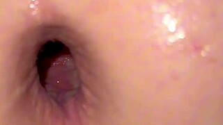 omg my asshole so wide n deep with crazy fisting... unreal!