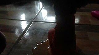 gorgeous babe plays with toys in her tight hole until she finishes hard.