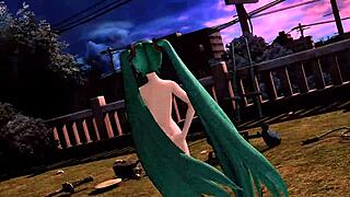 Hatsune Miku's solitary envy project diva mod full nude
