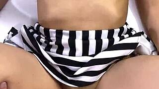 Petite Latina with Big Tits Gets Pounded Missionary After School