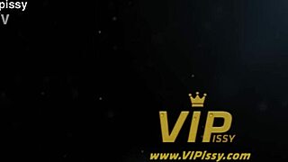 Vipissy - beautiful czech girls try a vibrotongue during piss play
