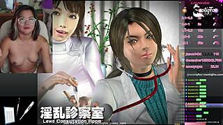 Heated hentai reaction with Filipina teen in solo medical fantasy