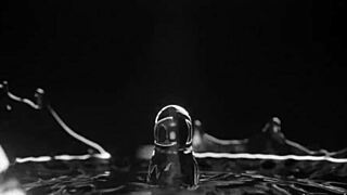 Dumping a thick load deep inside Lana Roy's bare pussy.