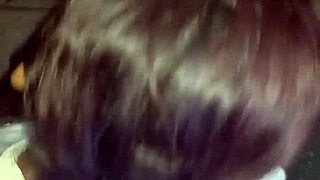 Caught my cheating wife sucking when alone at home