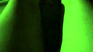 gretala flashing her pregnant belly in the dark night