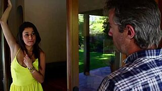 horny college slut gigi gets doggystyle fucked and cumshot by older stranger