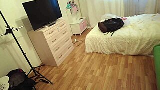 hairy dude subtly fucks hot redhead valera in quickie