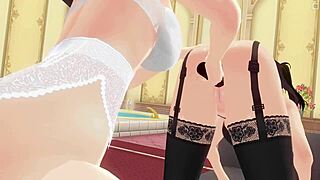 cm3d2-hentai iris teases tamaki before steamy bath time