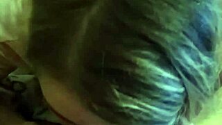 Blowjob with deep throat and cum swallow