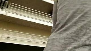 Filth Trap: Granny's Big Ass Caught in Shop Shenanigans