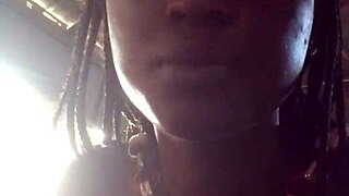 come eat with a black african lady