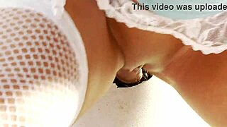 kerry louise craves hot cum at the gloryhole in sexy lingerie