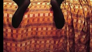 the skinny girl moves nicely in amateur video