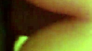 Dangerous guy forced the girl to eat a banana in an awkward way
