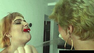 Two stepsisters fucking on a dick, ending with a climax in their pussies