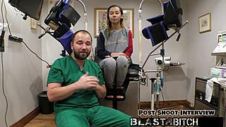 Kalani Luana skillfully sucks dick twice before doctor bangs her in POV