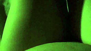 gretala flashing her pregnant belly in the dark night