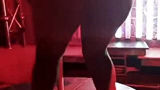 African Kenyan stripper strips intensely.