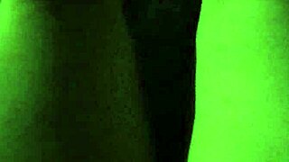 gretala flashing her pregnant belly in the dark night