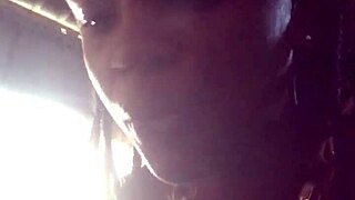 come eat with a black african lady