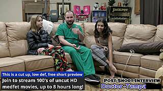 Йо, доктор Тампа делает медосмотр Дейзи Бин в университете Тампы за кулисами, так дико! 😜