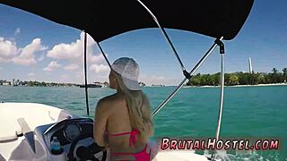 Blonde Cristi Dominates in Changing Room Sex!