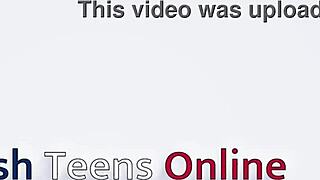 The cute British nurse shows her juicy pussy from the first view